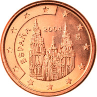Espagne, Euro Cent, 2004, Madrid, FDC, Copper Plated Steel, KM:1040 - España