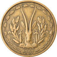 Monnaie, French West Africa, 25 Francs, 1957, Paris, TTB, Aluminum-Bronze, KM:9 - Ivoorkust