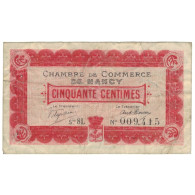 France, Nancy, 50 Centimes, 1916, TB+, Pirot:87-10 - Cámara De Comercio