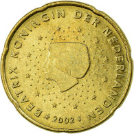 Pays-Bas, 20 Euro Cent, 2002, TTB, Laiton, KM:238 - Netherlands