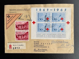 SWITZERLAND 1963 REGISTERED LETTER BERN TO WIESBADEN 31-06-1963 ZWITSERLAND SUISSE SCHWEIZ EINSCHREIBEN NACHNAHME - Ongebruikt