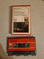 K7 Audio : Franck Symphony In D Minor - Alexis Weissenberg Orchestra De Paris Herbert Von Karajan - Audio Tapes