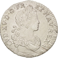 Monnaie, France, Louis XV, 1/6 Écu (XX – S) De France-Navarre, 20 Sols, 1/6 - 1715-1774 Luis XV El Bien Amado