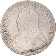 Monnaie, France, Louis XV, Écu Aux Branches D'olivier, Ecu, 1726, Rennes, TB - 1715-1774 Ludwig XV. Der Vielgeliebte
