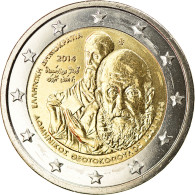 Grèce, 2 Euro, Teotokoupolos, 2014, SPL, Bi-Metallic, KM:New - Griechenland