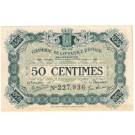 France, Epinal, 50 Centimes, 1921, SUP+, Pirot:56-12 - Chamber Of Commerce