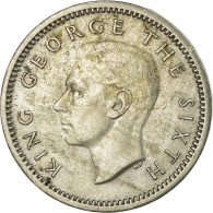 Monnaie, Nouvelle-Zélande, George VI, 3 Pence, 1952, TTB, Copper-nickel, KM:15 - Nieuw-Zeeland
