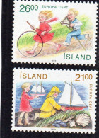 1989 IJsland Mi N° 701/702 : ** MNH, Postfris, Postfrisch , Neuf Sans Charniere - 1989