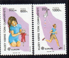 1989 Turks Cyprus 249/250a : ** MNH, Postfris, Postfrisch , Neuf Sans Charniere - 1989