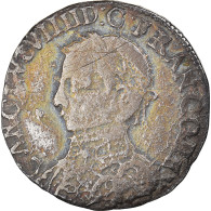 Monnaie, France, Charles IX, Demi Teston, 1562, La Rochelle, TB+, Argent - 1560-1574 Carlos IX