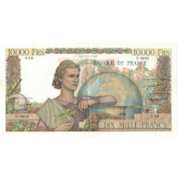 France, 10,000 Francs, 1956, U.8862956, SPL, Fayette:50.8, KM:132d - 10 000 F 1945-1956 ''Génie Français''