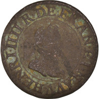 Monnaie, France, Henri IV, Double Tournois, 1609, Paris, TB+, Cuivre, CGKL:222 - 1589-1610 Heinrich IV.