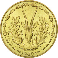 Monnaie, West African States, 10 Francs, 1980, Paris, TTB - Ivoorkust