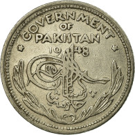 Monnaie, Pakistan, 1/4 Rupee, 1948, TTB, Nickel, KM:5 - Pakistán