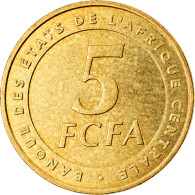 Monnaie, États De L'Afrique Centrale, 5 Francs, 2006, Paris, TTB, Laiton, KM:18 - Centrafricaine (République)
