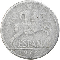 Monnaie, Espagne, 10 Centimos, 1940, B+, Aluminium, KM:766 - 10 Centiemen