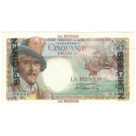 Billet, Réunion, 50 Francs, Specimen, KM:44s, SPL+ - Reunion
