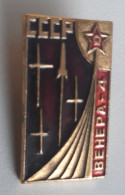 Venera Venus 4 Rocket Space CCCP Badge Pin - Ruimtevaart