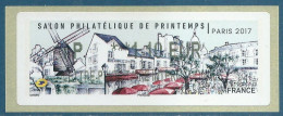 LISA 2 (ATM) IP ***1,10 EUR LETTRE PRIORITAIRE INTERNATIONALE - Salon Philatélique De Printemps 2017 - 2010-... Illustrated Franking Labels