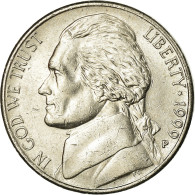 Monnaie, États-Unis, Jefferson Nickel, 5 Cents, 1999, U.S. Mint, Philadelphie - 1938-…: Jefferson