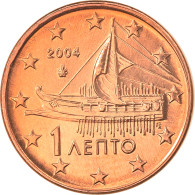 Grèce, Euro Cent, 2004, Athènes, FDC, Copper Plated Steel, KM:181 - Grèce