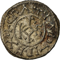 Monnaie, France, Charles Le Chauve, Denier, 864-865, Curtisasonien, TTB+ - Other & Unclassified