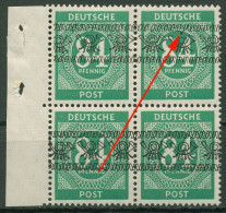 Bizone 1948 Mit Aufdruckfehler Kasseler Punkt 68 I AF O I 4er-Block Postfrisch - Nuevos