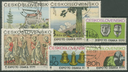 Tschechoslowakei 1970 EXPO Osaka Kunst Kultur 1928/33 Gestempelt - Gebraucht