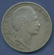 Bayern Vereinstaler 1865, Ludwig II., J 101 Ss (m3877) - Taler Et Doppeltaler