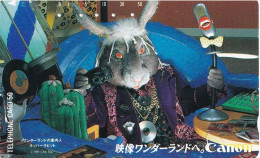 Japan Tamura 50u Old 290 - 11741 Wonderland Rabbit Cactus Camera LP 1989 - Giappone