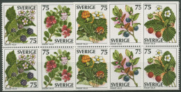 Schweden 1977 Pflanzen Wilde Beeren 994/98 Paare Postfrisch - Neufs