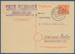 Berlin 1949 Bauwerke Rathaus Schöneberg Postkarte P 4b Gebraucht (X41058) - Cartoline - Usati