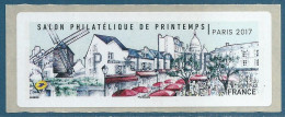 LISA (ATM) P *1,10 EUR - Salon Philatélique De Printemps 2017 - 2010-... Illustrated Franking Labels