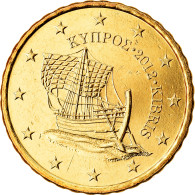 Chypre, 10 Euro Cent, 2012, SPL, Laiton, KM:81 - Chipre