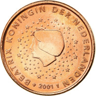 Pays-Bas, Euro Cent, 2001, SUP, Copper Plated Steel, KM:234 - Pays-Bas