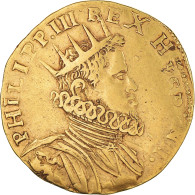 Monnaie, États Italiens, Philipp III Of Spain, 2 Doppie, Milan, TTB, Or - Lombardo-Veneto
