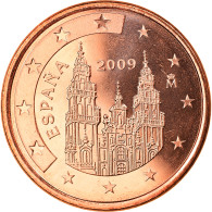 Espagne, 5 Euro Cent, 2009, Madrid, FDC, Copper Plated Steel, KM:1042 - Spain