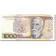 Billet, Brésil, 1 Cruzado Novo On 1000 Cruzados, Undated (1987-88), KM:216a - Brazilië