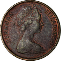 Monnaie, Bermuda, Elizabeth II, Cent, 1977, TTB, Bronze, KM:15 - Bermudes