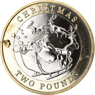 Monnaie, Gibraltar, Christmas, 2 Pounds, 2020, SPL, Bi-Metallic - Gibraltar
