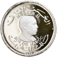 Monnaie, Maroc, Hassan II, 20 Dirhams, 1970, Proof, FDC, Argent, KM:Manque - Marocco