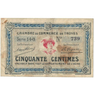 France, Troyes, 1 Franc, 1918, Chambre De Commerce, TB, Pirot:124-10 - Chamber Of Commerce