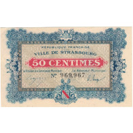 France, Strasbourg, 50 Centimes, 1918, SPL+, Pirot:133-1 - Chamber Of Commerce