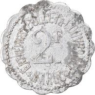 Monnaie, Maroc, 'Abd Al-Hafiz, Entreprise Collet, 2 Francs, 1912, TB+ - Altri & Non Classificati