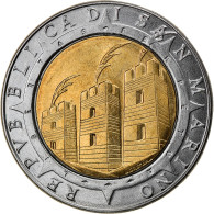 Monnaie, San Marino, 500 Lire, 1992, Rome, SUP, Bi-Metallic, KM:286 - Saint-Marin