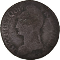 Monnaie, France, Dupré, 5 Centimes, AN 8, Lyon, B, Bronze, Gadoury:126a - Autres & Non Classés