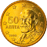 Grèce, 50 Euro Cent, 2008, FDC, Laiton, KM:213 - Griekenland