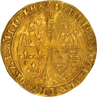 Monnaie, France, Henri VI, Salut D'or, 1422-1453, Auxerre, TTB, Or - 1422-1453 Henri VI De Lancastre