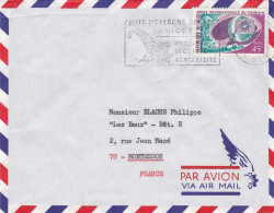 NIGER -1968- Lettre ZINDER à MONTESSON -78 (France)...timbre Année Du Tourisme Seul Sur Lettre...cachet - Niger (1960-...)