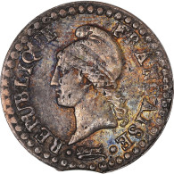 Monnaie, France, Dupré, Centime, AN 7, Paris, Error Clipped Planchet, TB+ - Altri & Non Classificati